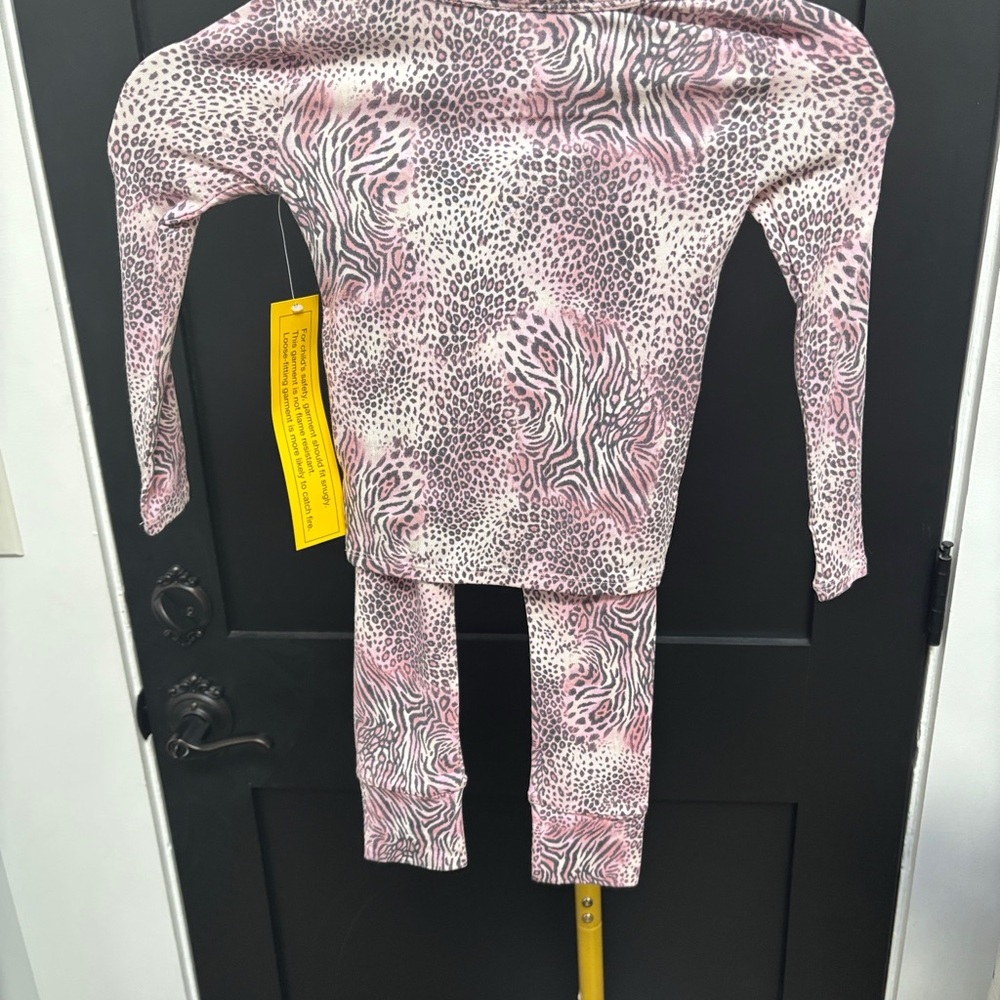 Skims kids Leopard Print Kids Pajamas
